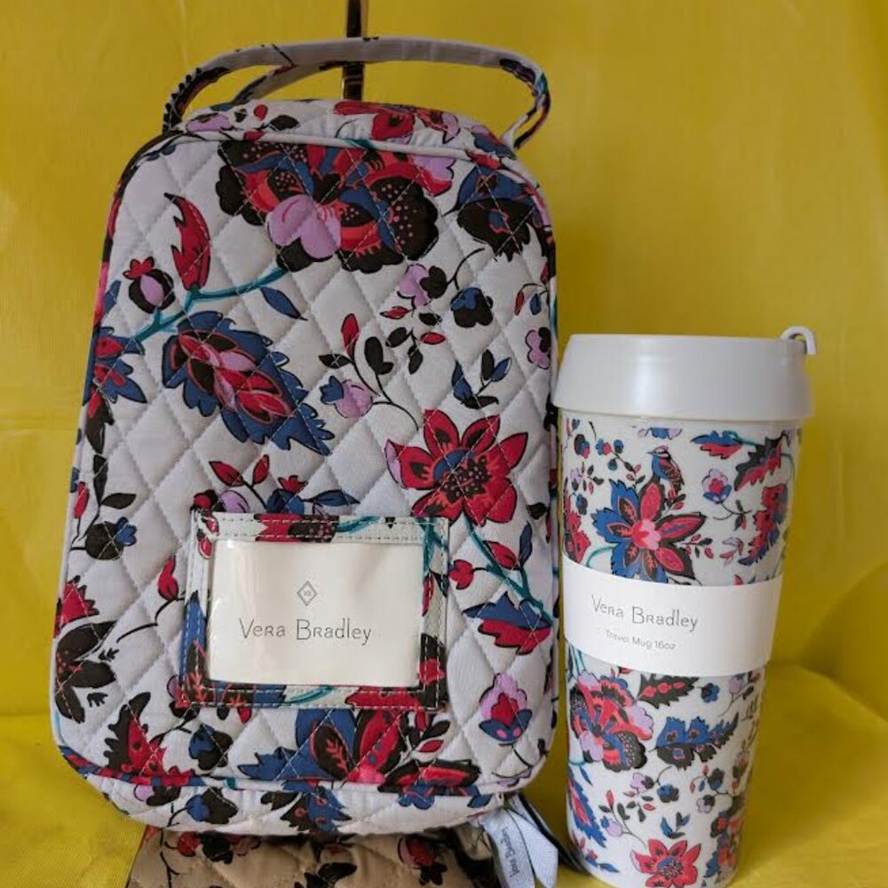 Vera Bradley Lunch Bag and Travel Mug